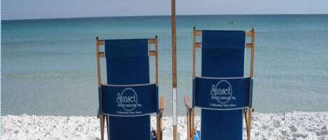 A la platja i gandules de platja