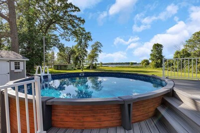 Lake Front Home with Pool and Stunning Views