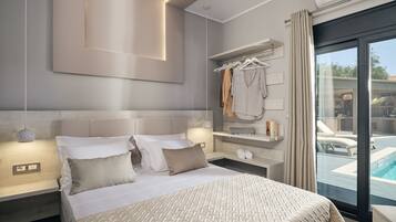 3 sovrum, värdeförvaringsskåp på rummet och strykjärn/strykbräda