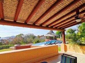 Terrace/patio - Luxury apartment with beautiful sunset sea views at Ixtapa (Ixtapa Zihuatanejo)