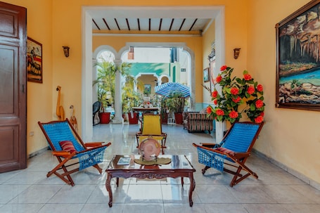 Reception. Hotel Santa María Mérida