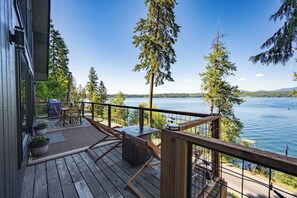 Terrace/patio - Hayden Lakefront Cabin w/ Private Dock & Stunning Views for Families (Hayden)