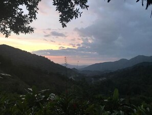 Blick von der Unterkunft