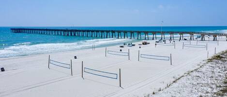 Accommodatie ligt op het strand