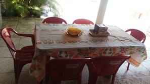 Outdoor dining - Recanto das Netas Cibratel (SP)