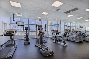 Fitness facility - Majestic Sun 310B - Direct Gulf Views, Heated Community Pool + Hot Tub, Fitness! (Miramar Beach)