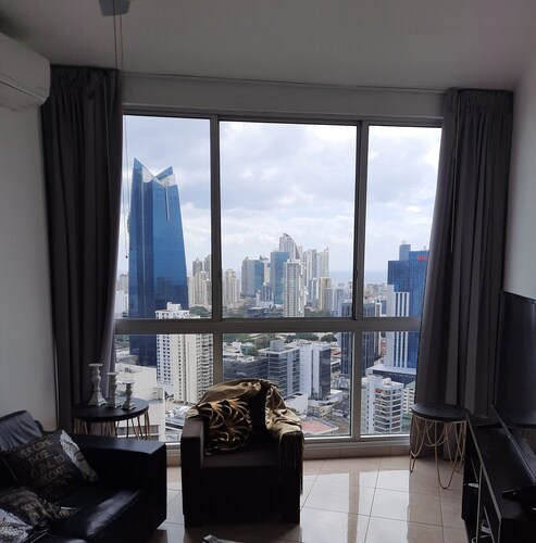 Panama from the sky in the Financial  District