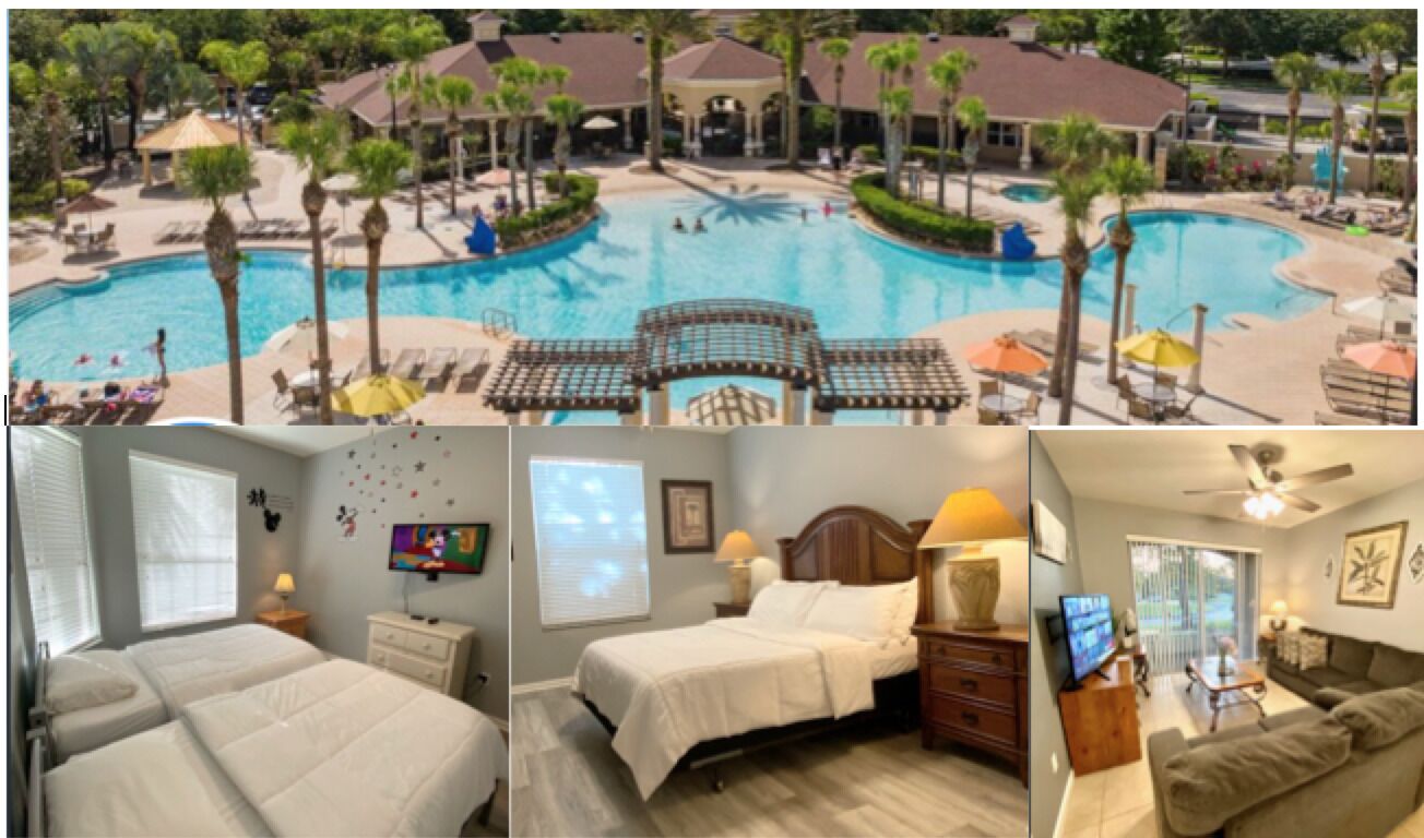 Newly Renovated! Your Disney Getaway! Water slides, pool arcade and more!