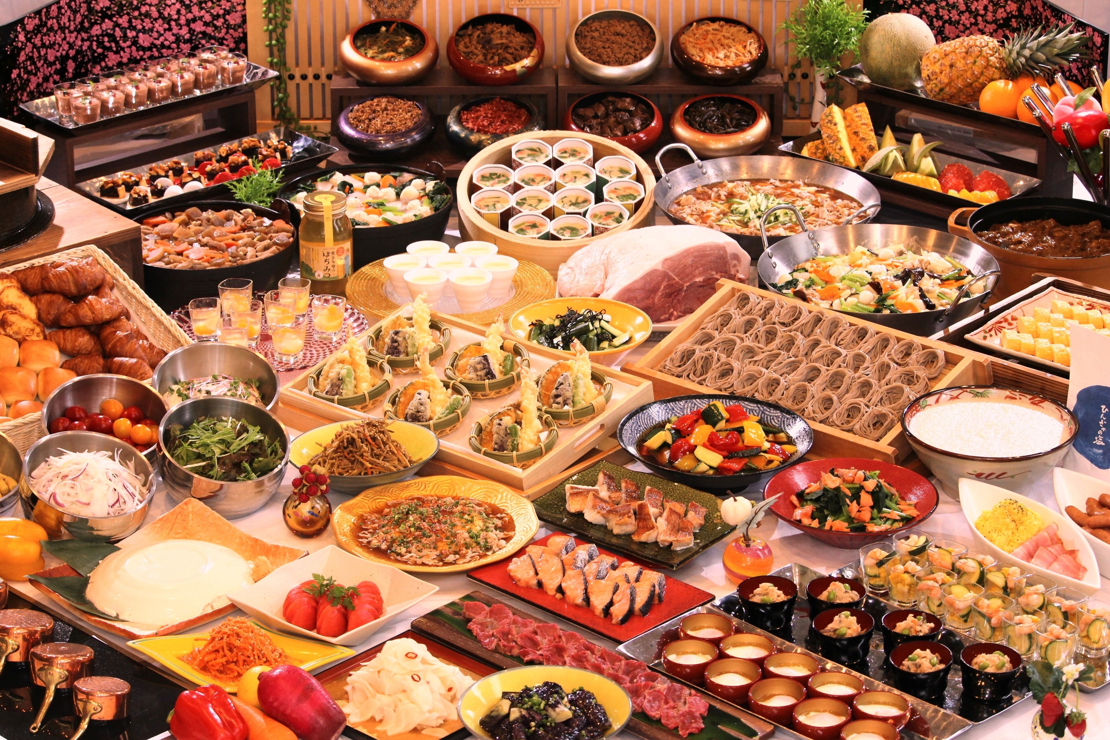 Morgenmadsbuffet hver dag (1980 JPY pr. person)