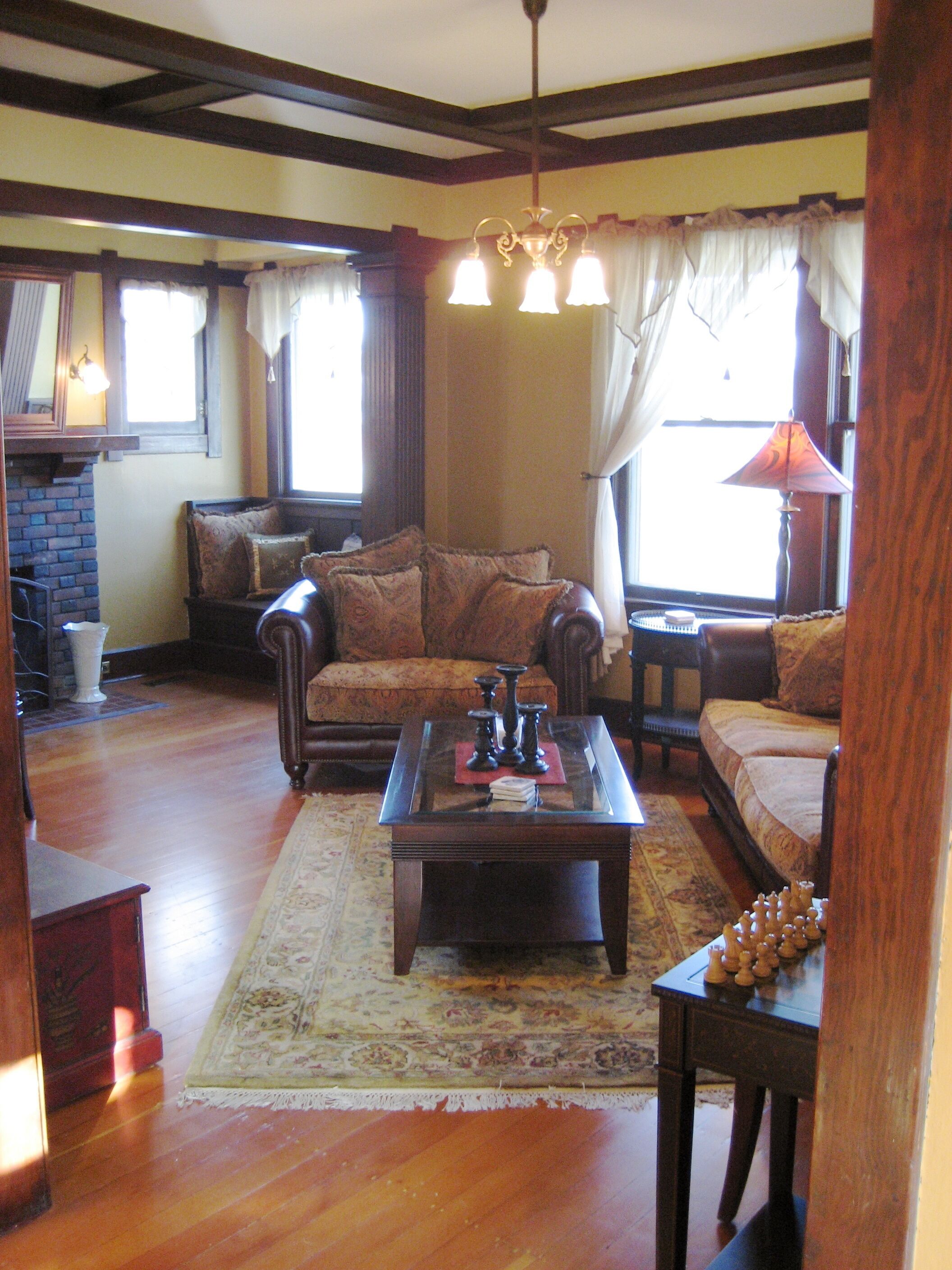 Smart TV, fireplace, video games, foosball