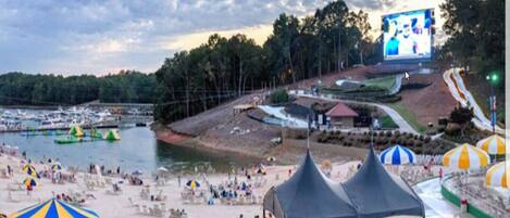 Beach nearby, beach towels