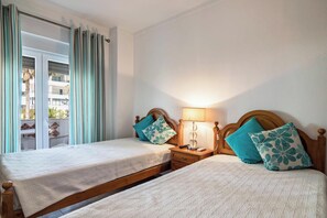 1 bedroom, iron/ironing board, bed sheets