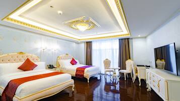 Cubrecamas, colchones con efecto memoria y minibar