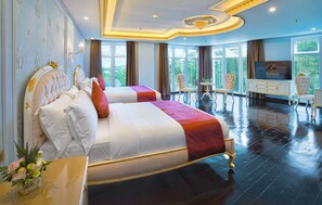 Chambre Double Supérieure, 2 grands lits, vue ville | Vue sur les montagnes