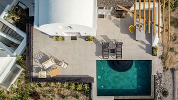 Vila Mewah, 1 kamar tidur, kolam renang pribadi, pemandangan laut | Teras/patio