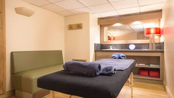 Behandlingsrum til par, sauna, dampbad, massagebehandlinger