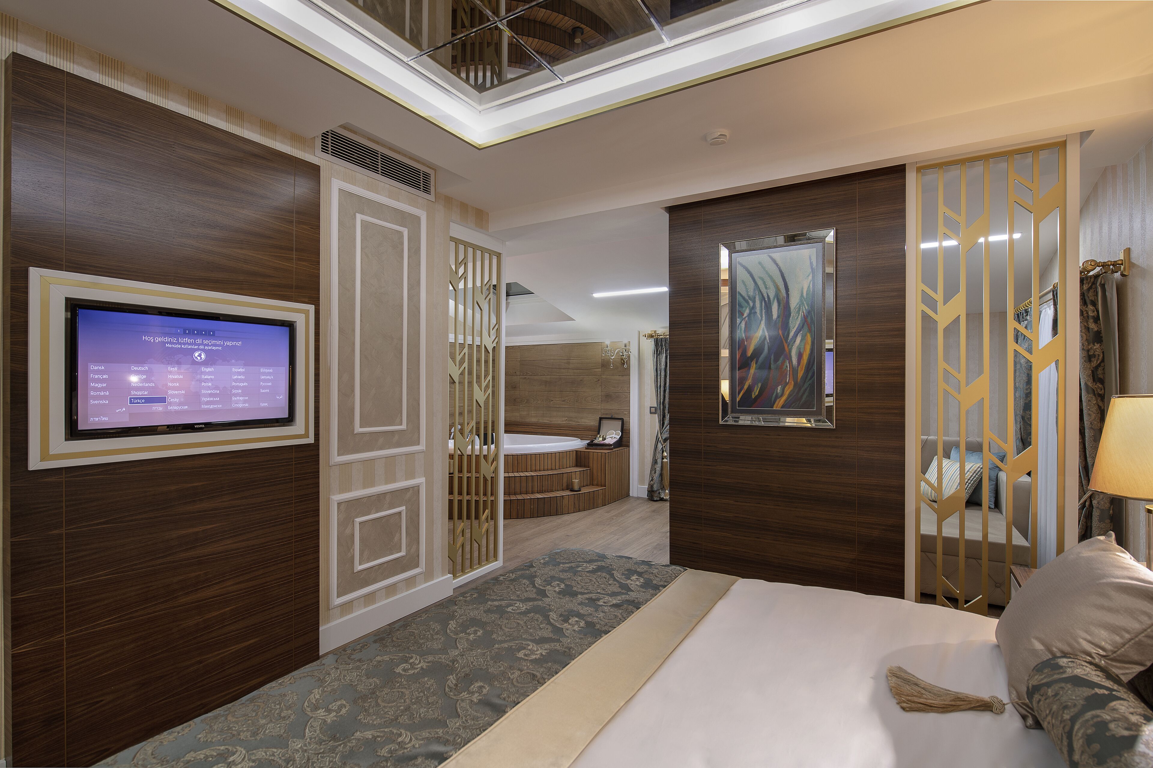junior suite | living room | 24-inch lcd tv with satellite channels, tv