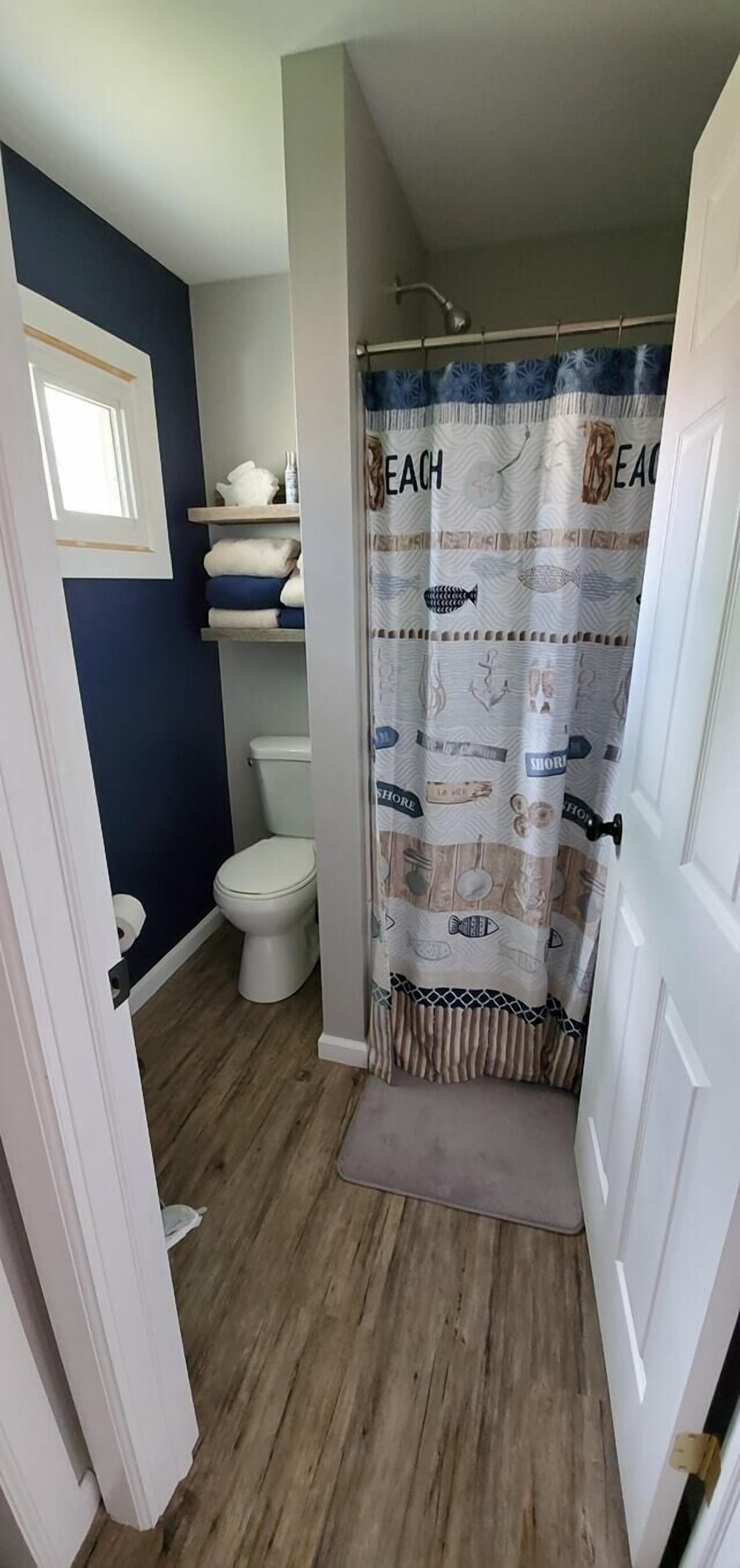 Hair dryer, towels