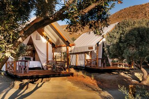 帐篷房 | 高档床上用品、免费 WiFi、床单