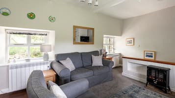 TV, fireplace, DVD player