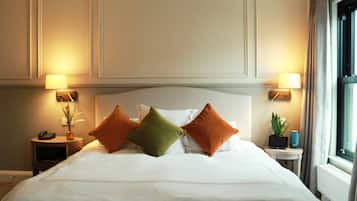 Caja de seguridad en la habitación y cortinas blackout