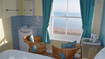 Double Room, Private Bathroom, Sea View (External)