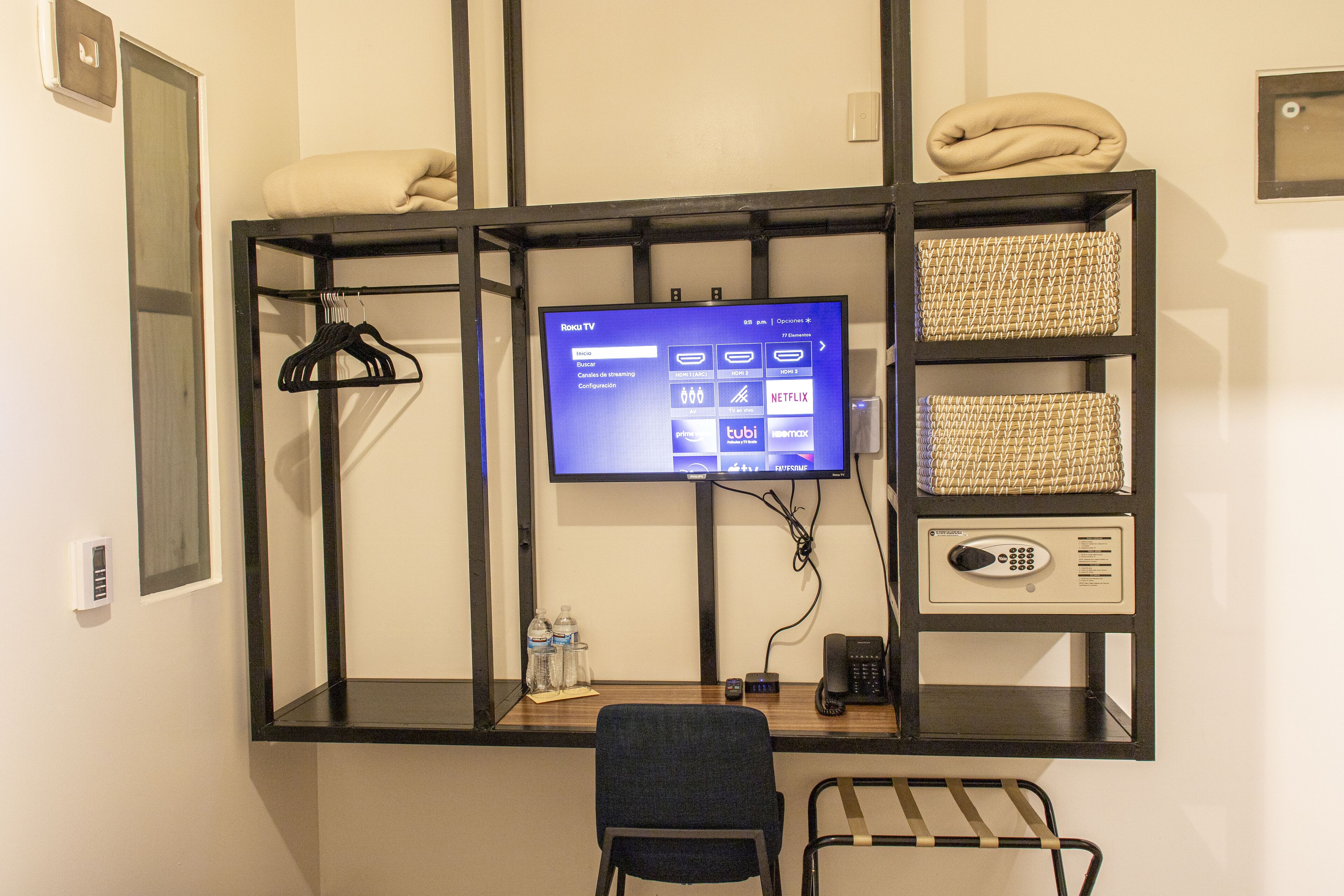 economy interior two single beds | 1 bedroom, premium bedding, memory-foam beds, in-room safe