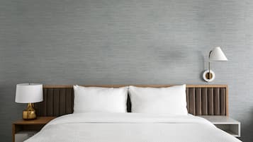 Ropa de cama de alta calidad y escritorio