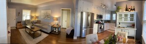 TV, DVD player, books, video library - Delightful Downtown Bungalow w/ Garden (Napa)