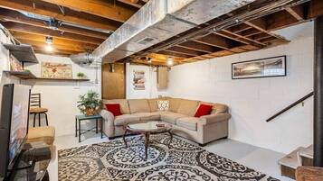 Smart TV, foosball, table tennis