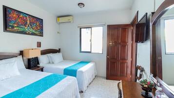 Desk, iron/ironing board, free WiFi, bed sheets