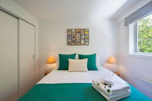 2 soverom, sengetøy av topp kvalitet og strykejern/-brett