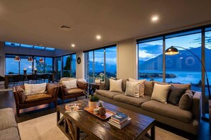 TV, fireplace, video games, offices