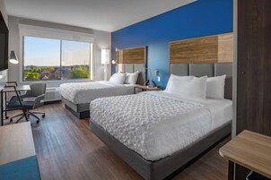 Hypo-allergenic bedding available, desk, laptop workspace, WiFi (free)