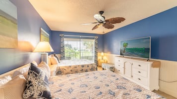 1 slaapkamer, een strijkplank/strijkijzer, gratis wifi, beddengoed