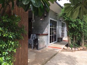 Fachada de la propiedad
