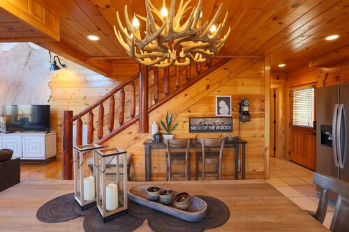 INDOOR POOL CABIN with MOVIE THEATER