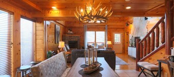 INDOOR POOL CABIN with MOVIE THEATER
