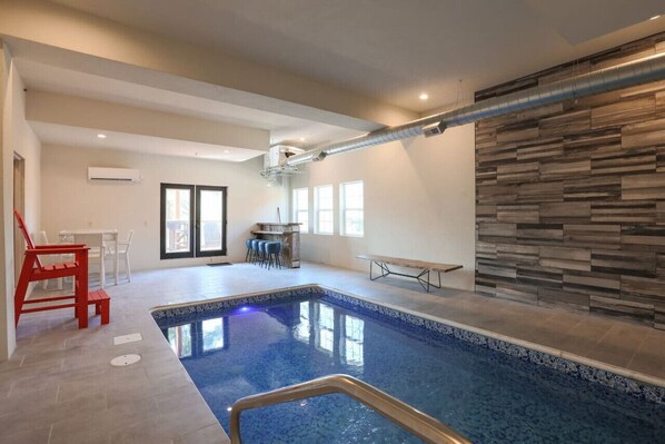 Piscine couverte, piscine chauffée