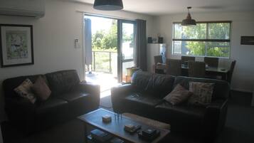 Smart TV, Netflix, DVD player, books