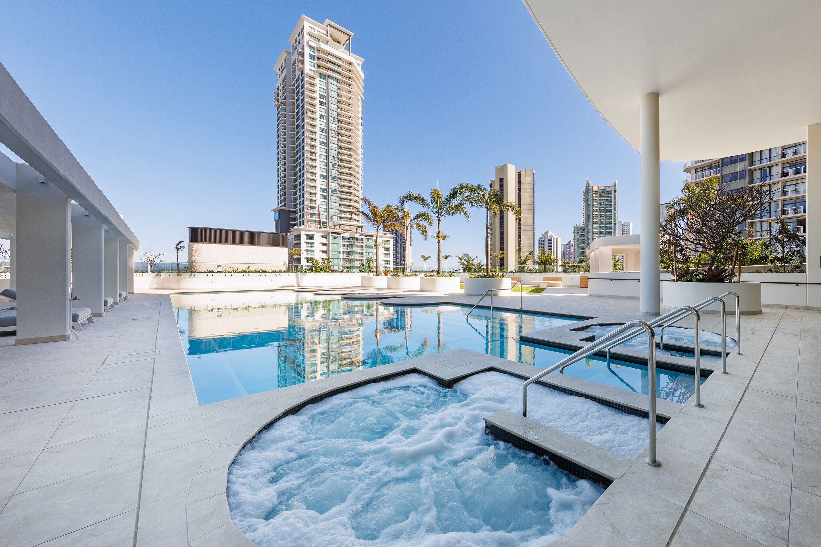 Bathtub spa outdoor