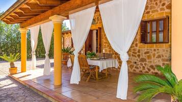 Udendørs spisemuligheder