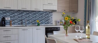 Appartement de vacances "Sa Domo Mea Isola Rossa" avec vue sur mer et climatisation