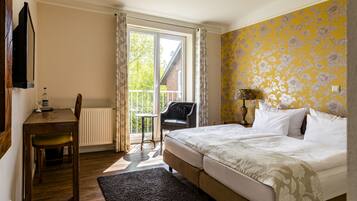 Habitación doble Confort, 1 cama King size, para no fumadores | 1 habitación y ropa de cama hipoalergénica