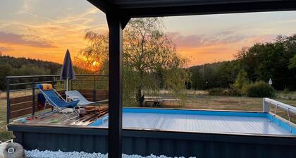 Cosy villa in wooded surroundings Heated swimming pool available from May to September
