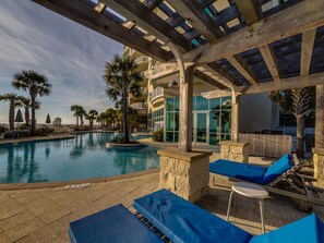 Indoor pool, a heated pool