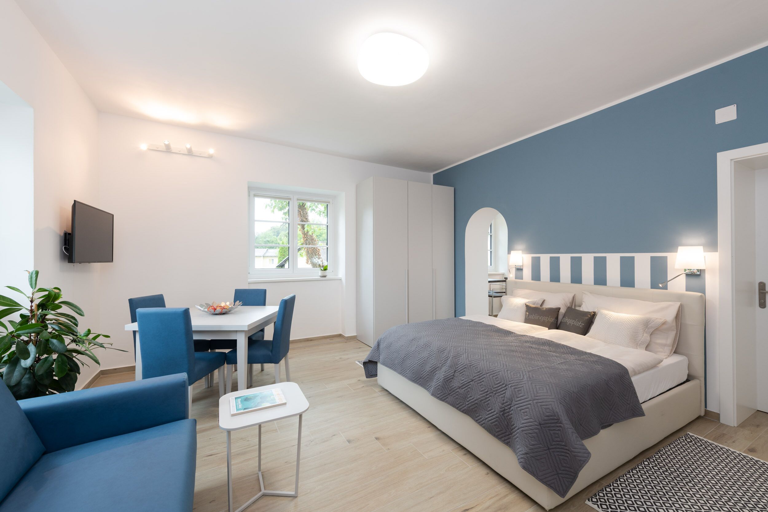 1 室のベッドルーム、WiFi、ベッドシーツ