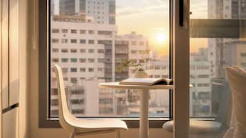 Studio | Individually decorated, individually furnished, desk, laptop workspace