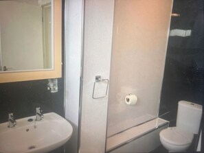 Bathtub, toilet paper