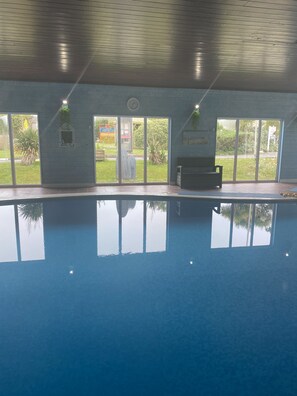 Indoor pool, a heated pool